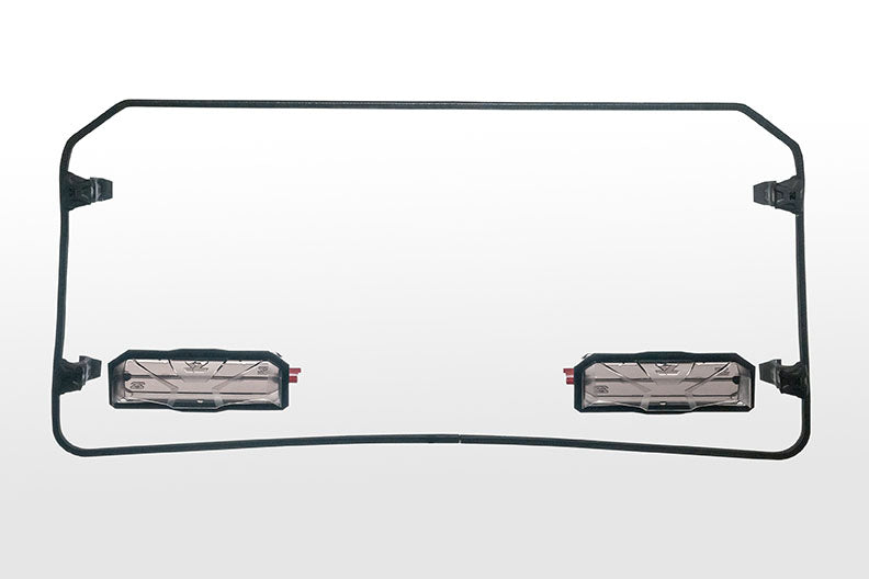 Seizmik Toolless Versa-Vent Windshield (UV Resistant Polycarbonate) Polaris General - Adventure Parts