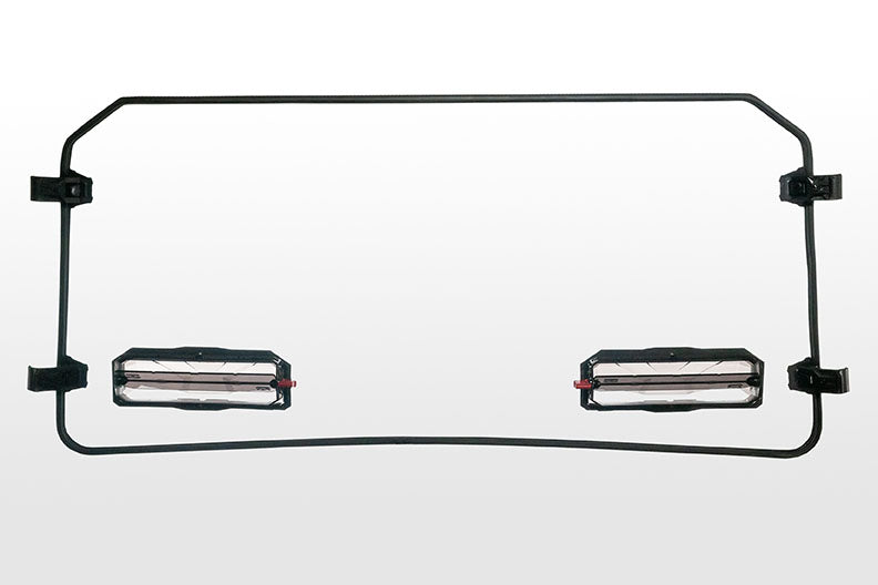 Seizmik Toolless Versa-Vent Windshield (UV Resistant Polycarbonate) Polaris General - Adventure Parts