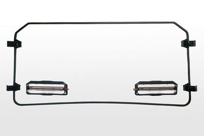 Seizmik Toolless Versa-Vent Windshield (UV Resistant Polycarbonate) Polaris General - Adventure Parts