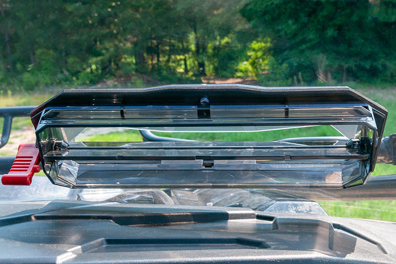 Seizmik Toolless Versa-Vent Windshield (Scratch Resistant Polycarbonate) ? Polaris General - Adventure Parts