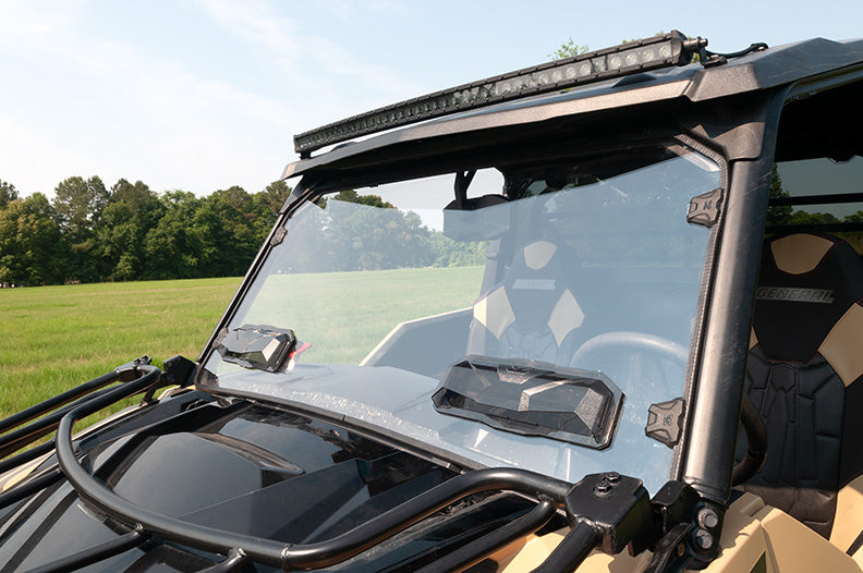 Seizmik Toolless Versa-Vent Windshield (Scratch Resistant Polycarbonate) ? Polaris General - Adventure Parts