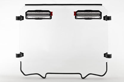 Seizmik Toolless Versa-Vent Scratch Resistant Hard Coated Windshield for Kawasaki KRX 1000