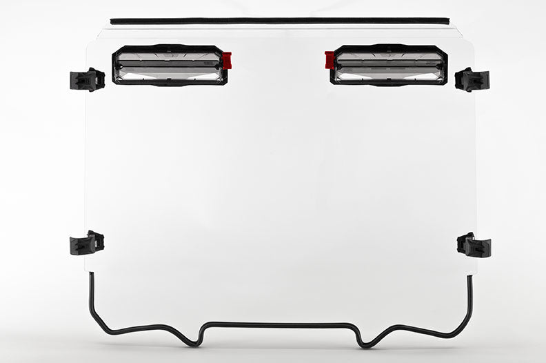 Seizmik Toolless Versa-Vent Windshield (Scratch Resistant Polycarbonate) ? Polaris RZR Pro XP - Adventure Parts