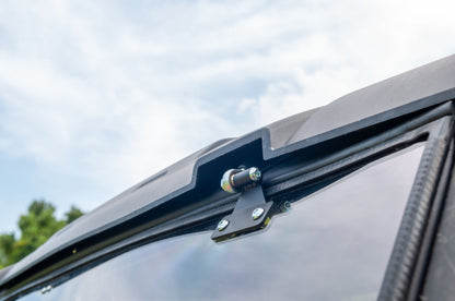 Seizmik Flip-Up Vented Windshield (Scratch Resistant Polycarbonate) Can-Am Defender - Adventure Parts