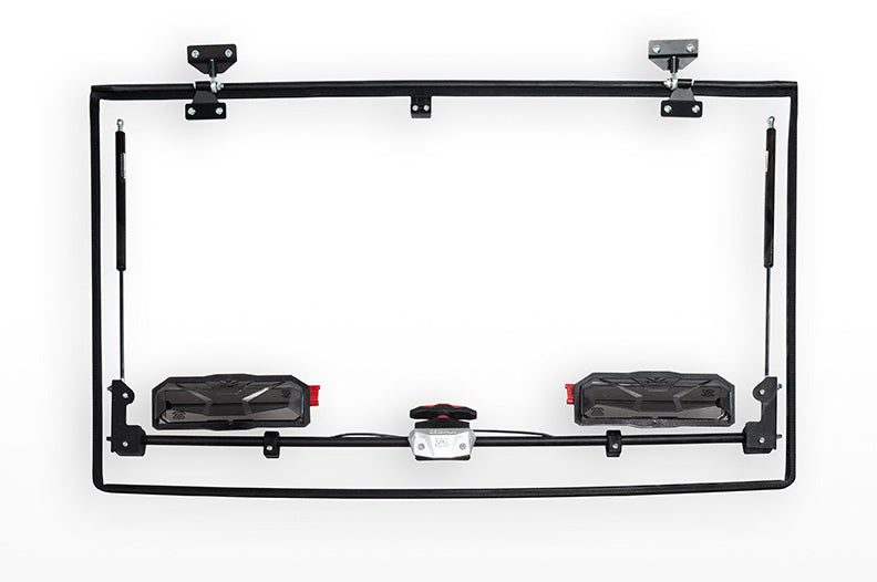 Seizmik Flip-Up Vented Windshield (Scratch Resistant Polycarbonate) Can-Am Defender - Adventure Parts