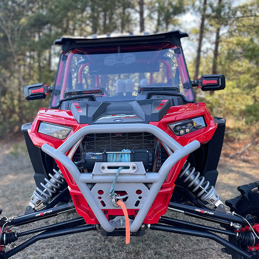 Seizmik Toolless Versa-Vent Scratch Resistant Hard Coated Windshield for Polaris RZR 1000 XP - Adventure Parts