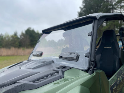 Seizmik Toolless Versa-Vent Windshield (Scratch Resistant Polycarbonate) Yamaha RMAX (2″ ROPS) - Adventure Parts