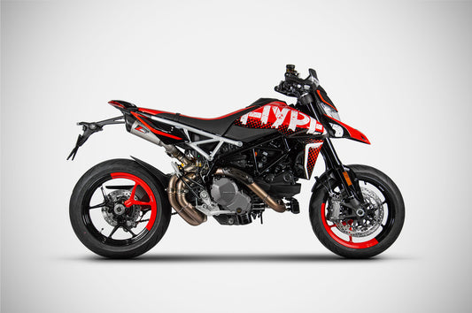 ZARD "Gt" Slip-On Ducati Hypermotard 950/Sp Exhaust 2019-2023
