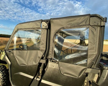 Seizmik Soft Upper Doors with Zipper Can-Am Defender Max - Adventure Parts