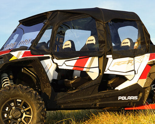 Seizmik Soft Upper Doors, Rear Window and Roof with Zipper Polaris RZR XP 4 1000/XP 4 Turbo - Adventure Parts