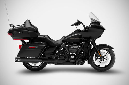 ZARD Exhaust Slip-Ons Flat 4.33 Inches Harley Davidson Road Glide Limited 2006-2016 - Adventure Parts