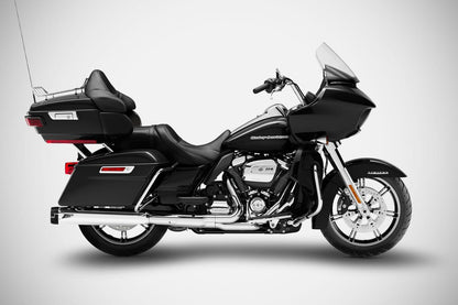 ZARD Exhaust Slip-Ons Flat 4.33 Inches Harley Davidson Road Glide Limited 2006-2016 - Adventure Parts