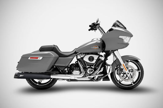 ZARD Slip-Ons "4.5 Inches" Exhaust Harley Davidson Road Glide 2017-2024 - Adventure Parts