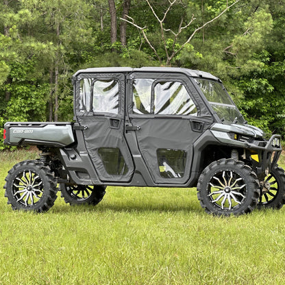 Seismic Framed Door Kit FRONT AND REAR – Can-Am Defender MAX HD9, HD10 - Adventure Parts