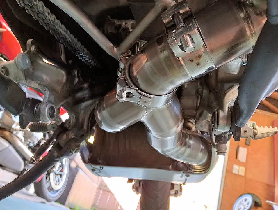 Vandemon Titanium Slip-On Muffler & Cat-Delete Ducati Multistrada V 2021-2024