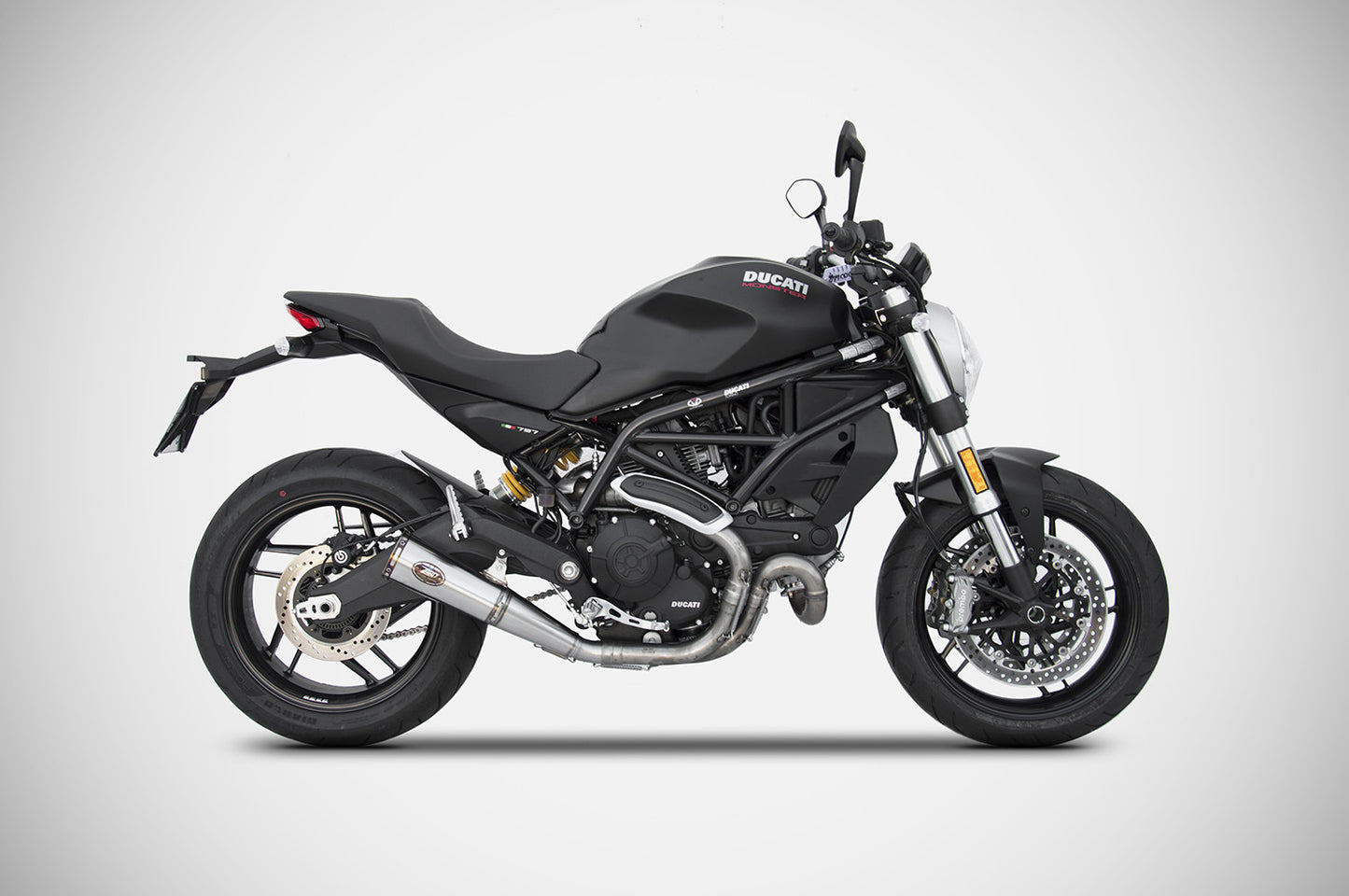 ZARD "Zuma" Slip-On Ducati Monster 797 Exhaust 2017-2019