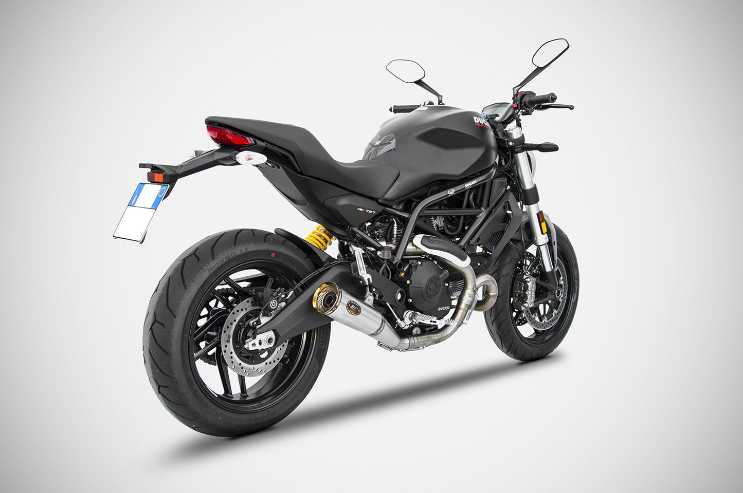 ZARD "Zuma" Slip-On Ducati Monster 797 Exhaust 2017-2019