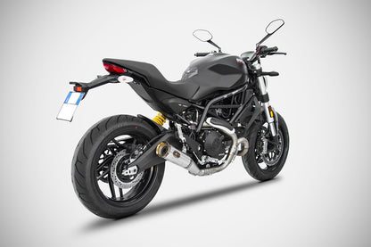 ZARD "Zuma" Slip-On Ducati Monster 797 Exhaust 2017-2019