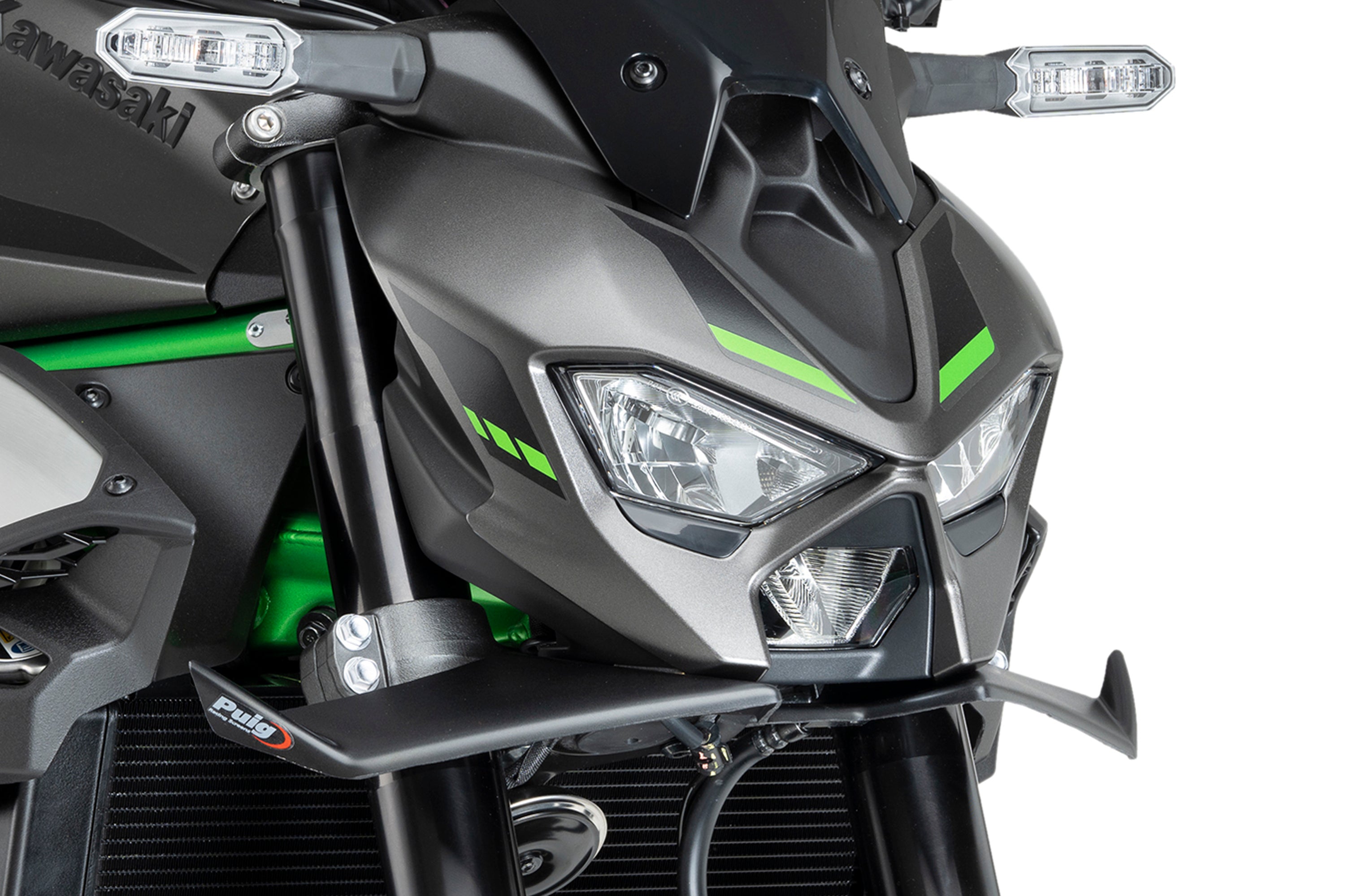 Puig Naked Frontal Spoilers Kawasaki Z900/SE 2025-2026 | Adventure