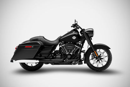 ZARD Exhaust Slip-Ons 4.33 Inches Slash-Cut Harley Davidson Road King Special 2006-2016 - Adventure Parts