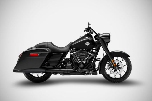 ZARD Exhaust Slip-Ons 4.33 Inches Slash-Cut Harley Davidson Road King Special 2006-2016 - Adventure Parts