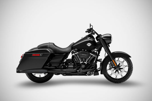 ZARD Exhaust Slip-Ons Flat 4.33 Inch Harley Davidson Road King Special 2006-2016 - Adventure Parts