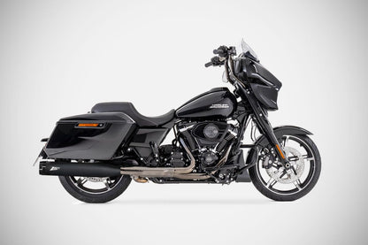 ZARD Exhaust Slip-Ons Flat 4.33 Inch Harley Davidson Street Glide Special 2006-2016 - Adventure Parts