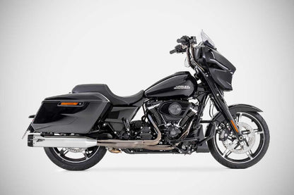 ZARD Exhaust Slip-Ons Flat 4.33 Inch Harley Davidson Street Glide Special 2006-2016 - Adventure Parts