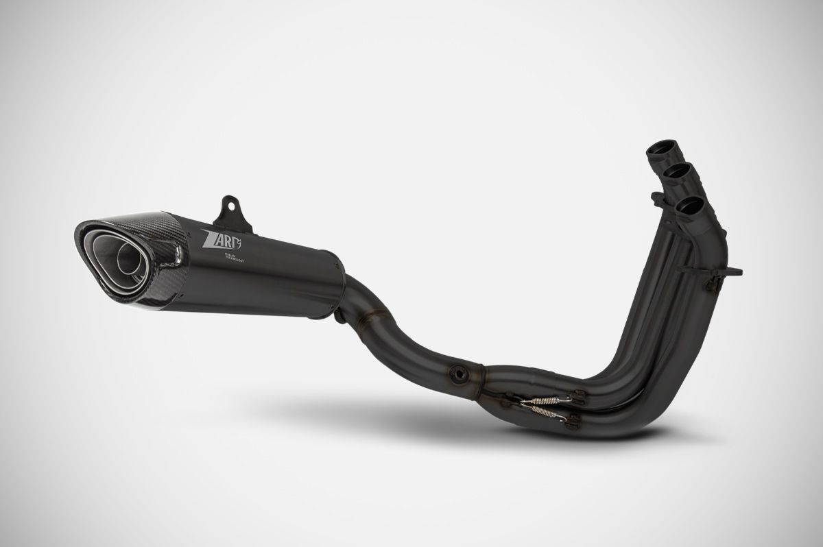 トライデント660 ZARD フルエキゾースト ZARD 3-1 Stainless Steel Racing Full Exhaust '21- Triumph Trident