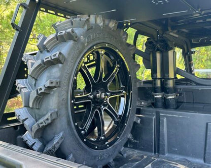 Seizmik Bed Rack Spare Tire Holder – Polaris Ranger | Can-Am Defender - Adventure Parts
