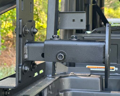Seizmik Bed Rack Spare Tire Holder – Polaris Ranger | Can-Am Defender - Adventure Parts