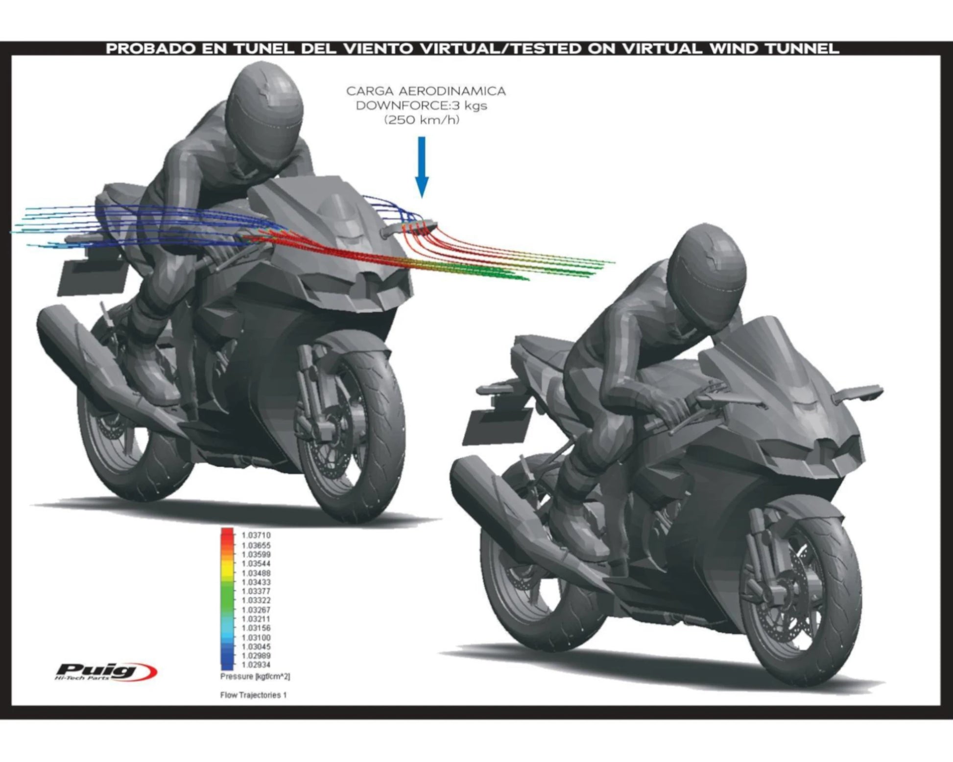 Puig Rearview Mirror Aileron Left Kawasaki Ninja 400 2018-2025 - Adventure Parts