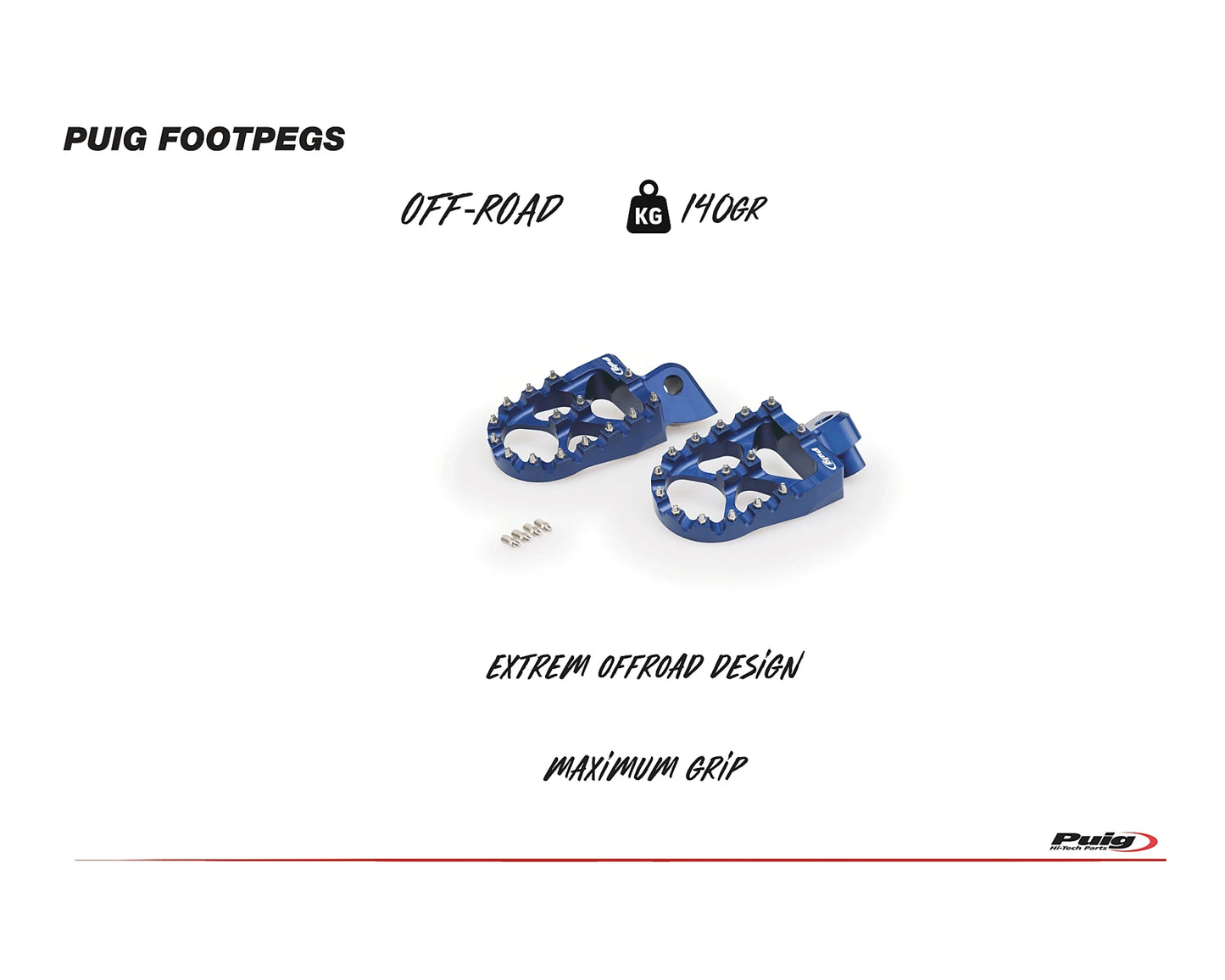 Puig Spare - Relocation Brackets Set 20 mm Universal - Adventure Parts