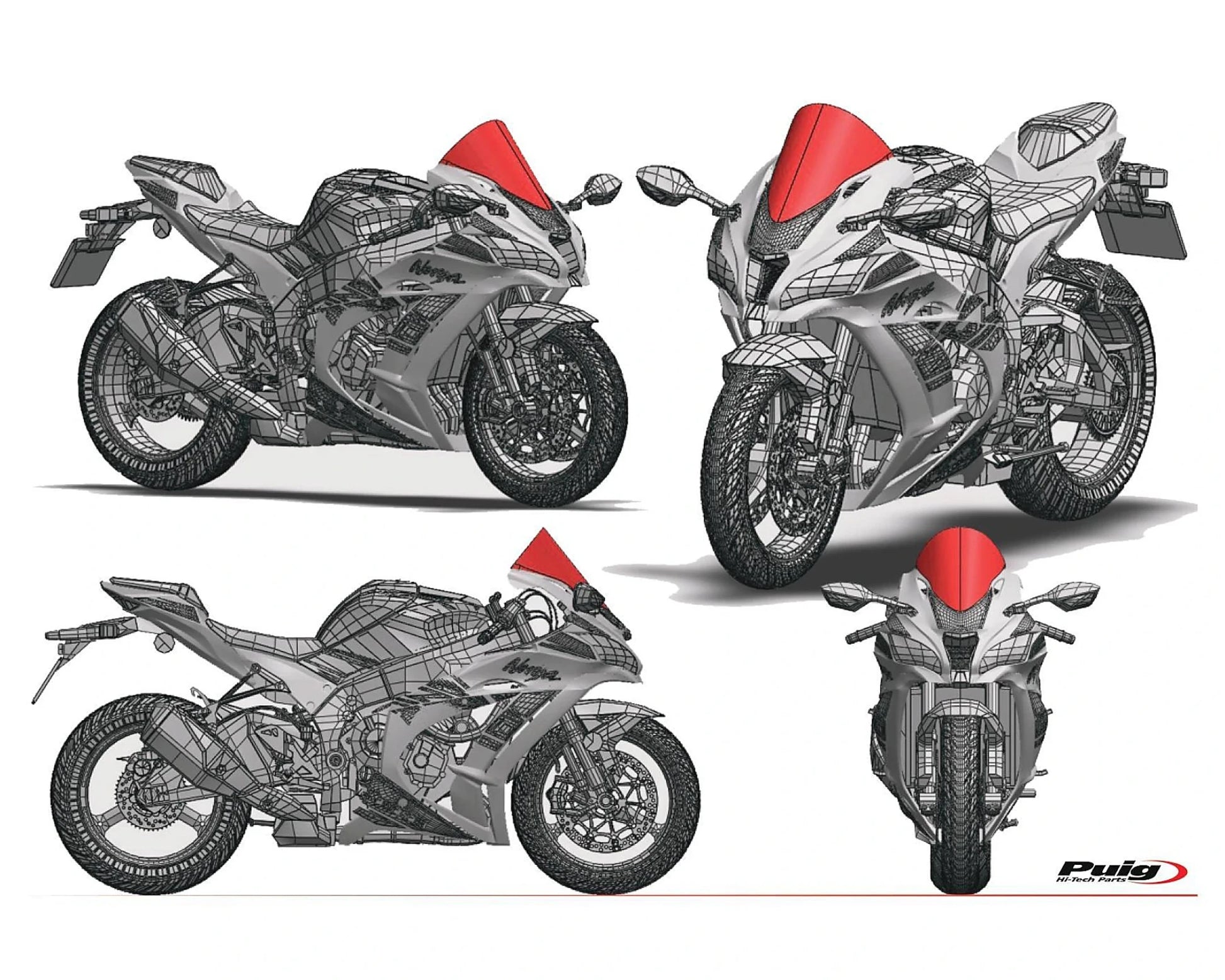 Puig R-Racer Screen BMW M1000RR 2025-2026 - Adventure Parts