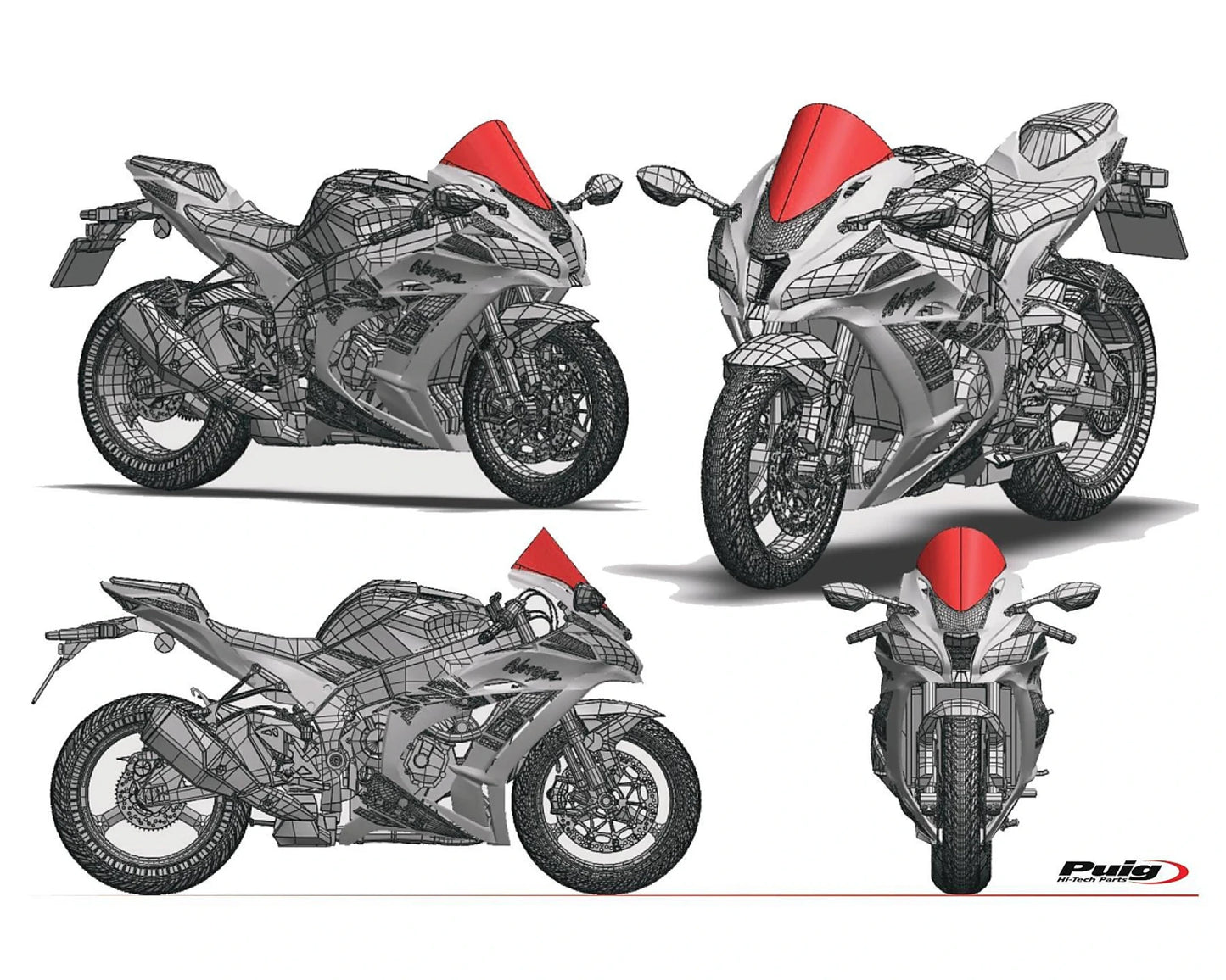Puig R-Racer Screen TRIUMPH DAYTONA 660 2024-2025