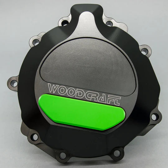 Woodcraft LHS Stator Cover w/ Skid Plate Kawasaki Ninja ZX-6R 2007-2012