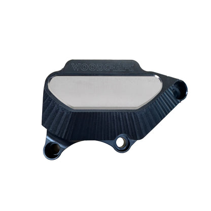 Woodcraft Clutch Cover Protector UHMW Plastic w/Skid Plate Honda CBR600RR 2003-2006 - Adventure Parts