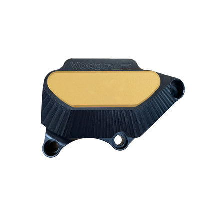 Woodcraft Clutch Cover Protector UHMW Plastic w/Skid Plate Honda CBR600RR 2003-2006 - Adventure Parts