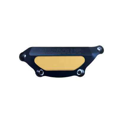 Woodcraft LHS UHMW Stator Cover Protector w/Skid Pad Yamaha FZ-10/MT-10 2017-2025