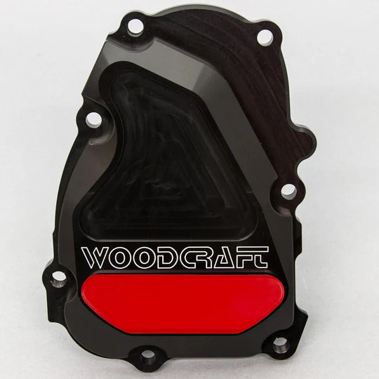 Woodcraft RHS Ignition Trigger Cover w/ Skid Pad Yamaha YZF-R6 2003-2009