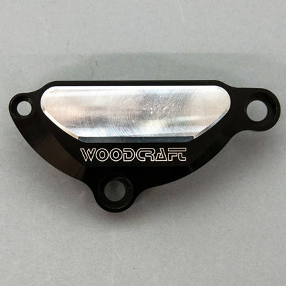 Woodcraft LHS Ignition Cover Protector w/ Skid Pad Yamaha YZF-R1 2004-2015