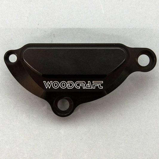 Woodcraft LHS Ignition Cover Protector w/ Skid Pad Yamaha YZF-R1 2004-2015