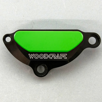 Woodcraft LHS Ignition Cover Protector w/ Skid Pad Yamaha YZF-R1 2004-2015