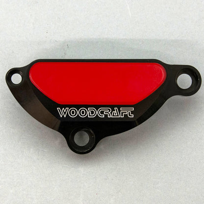 Woodcraft LHS Ignition Cover Protector w/ Skid Pad Yamaha YZF-R1 2004-2015