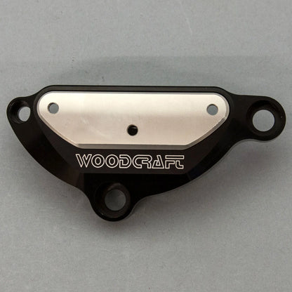 Woodcraft LHS Ignition Cover Protector w/ Skid Pad Yamaha YZF-R1 2004-2015