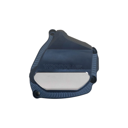Woodcraft RHS UHMW Ignition Cover Protector w/ Skid Pad Yamaha YZF-R1 2009-2014