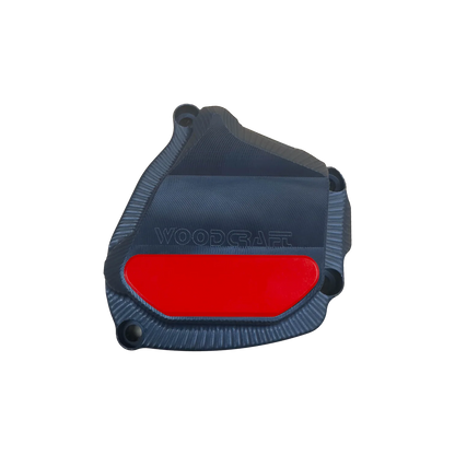Woodcraft RHS UHMW Ignition Cover Protector w/ Skid Pad Yamaha YZF-R1 2009-2014