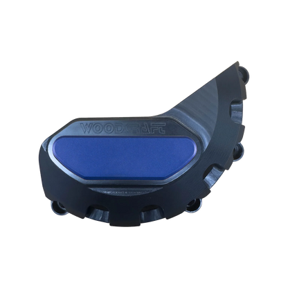 Woodcraft LHS UHMW Stator Cover Protector w/ Skid Pad Triumph Daytona 675/Street Triple 2013-2023