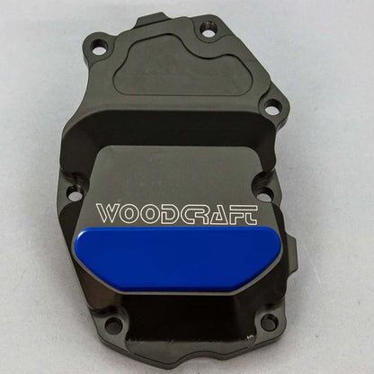 Woodcraft RHS Crank/Ignition Trigger Cover w/ Skid Pad Triumph Daytona 660/675 2013-2017