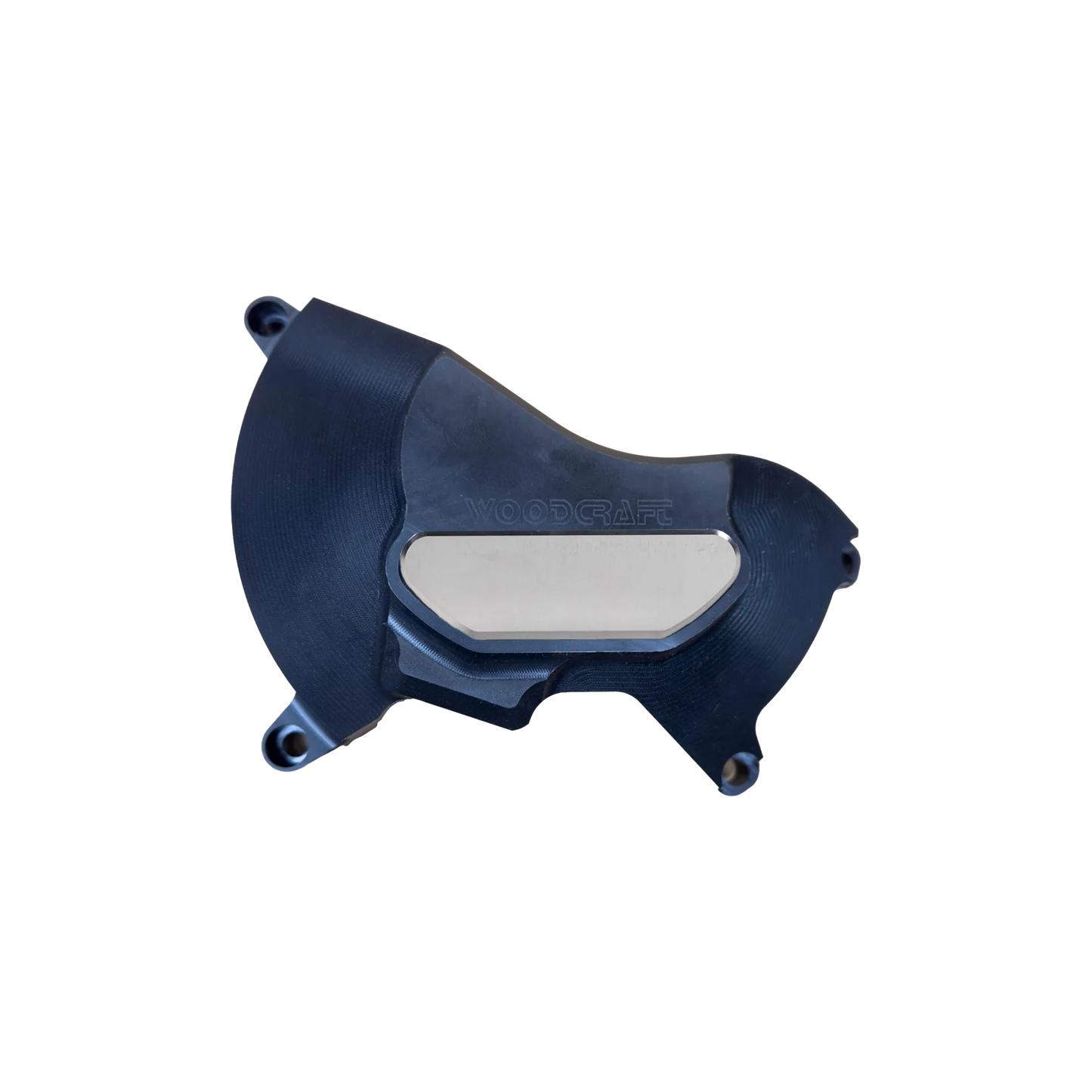 Woodcraft RHS UHMW Clutch Cover Protector w/ Skid Pad Triumph Daytona 675/Street Triple 2006-2023